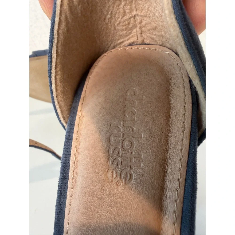 Charlotte Russe open toe‎ ankle strap heels women size 9